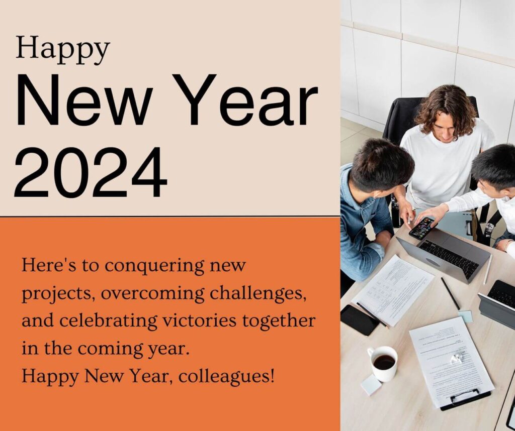 2024 Happy New Year Wishes For Office Colleagues Staff 1024x858 