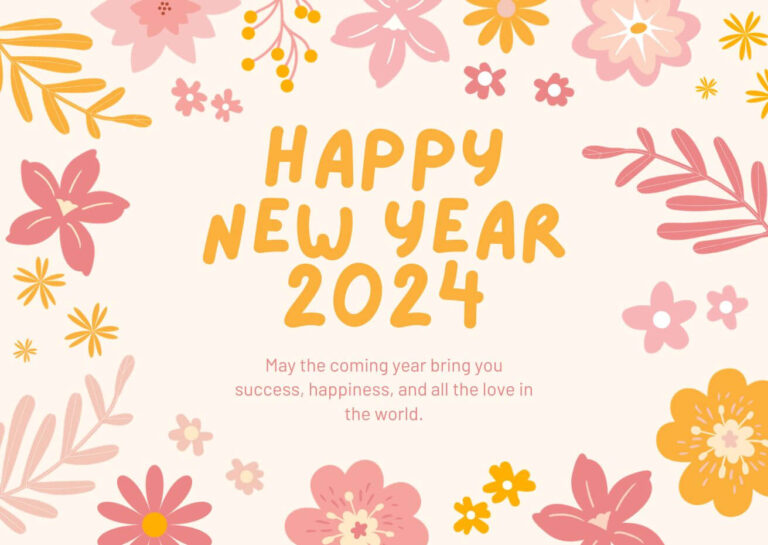 Happy New Year 2024 Greeting Cards Images
