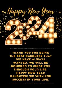 100+ Happy New Year 2025 Wishes for Daughter (With Images) - Hug2Love