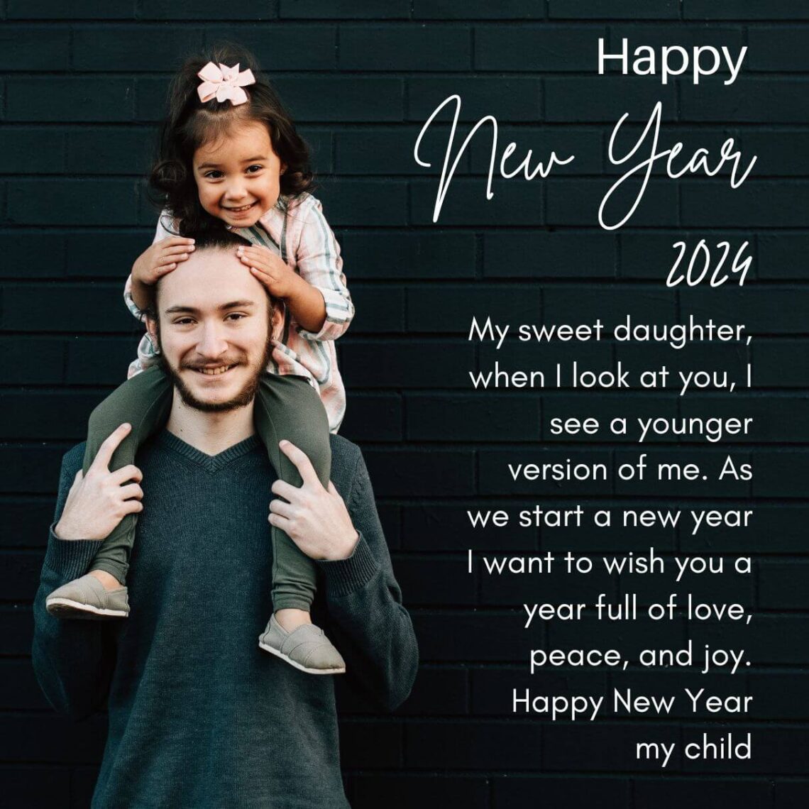 100+ Happy New Year 2025 Wishes for Daughter (With Images) Hug2Love