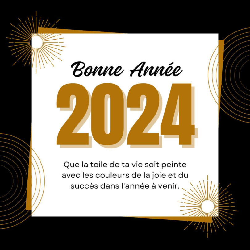 How Do You Say Happy New Year 2025 In French   Happy New Year 2024 In French 810x810 