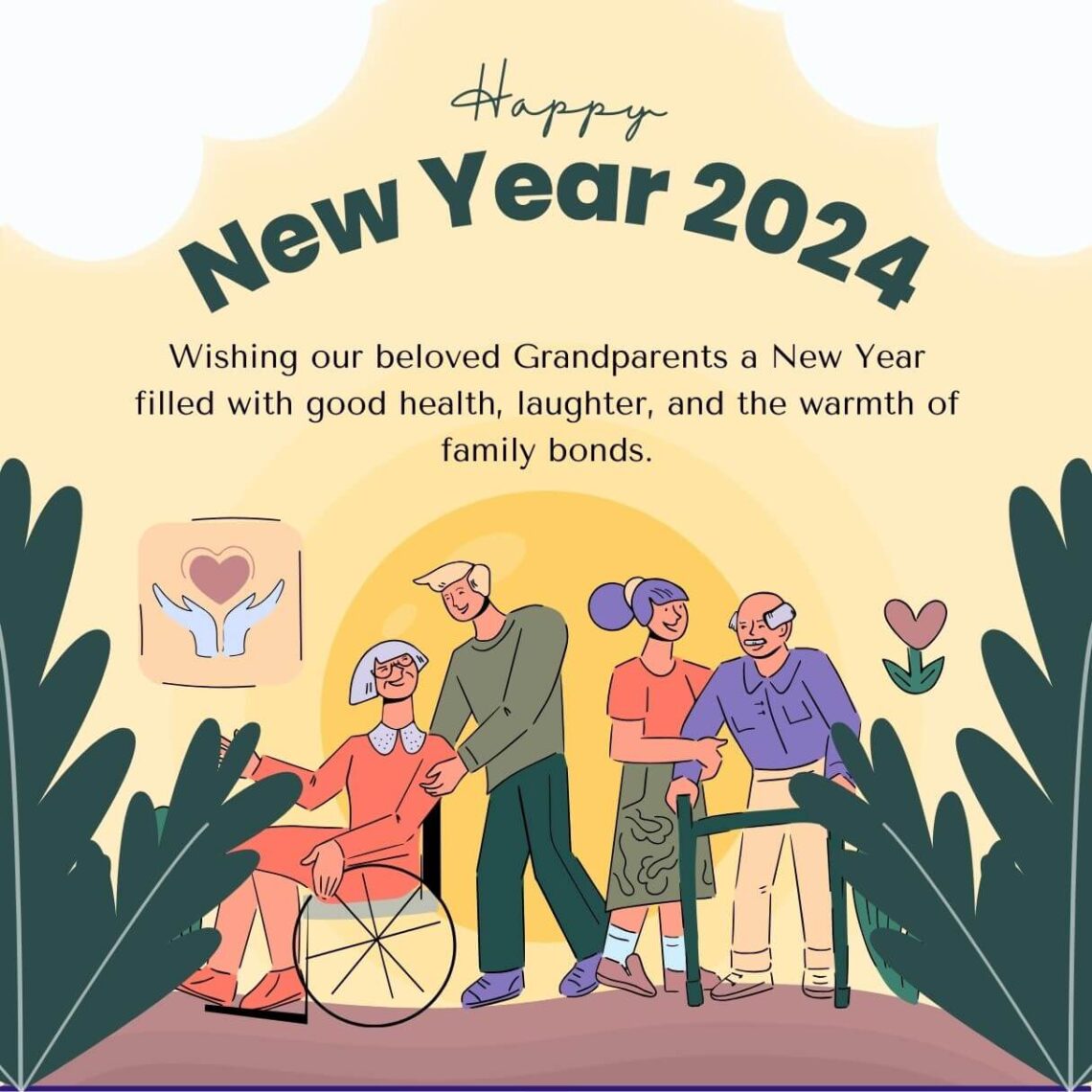 50+ New Year 2025 Wishes for Grandparents and Grandchildren Hug2Love