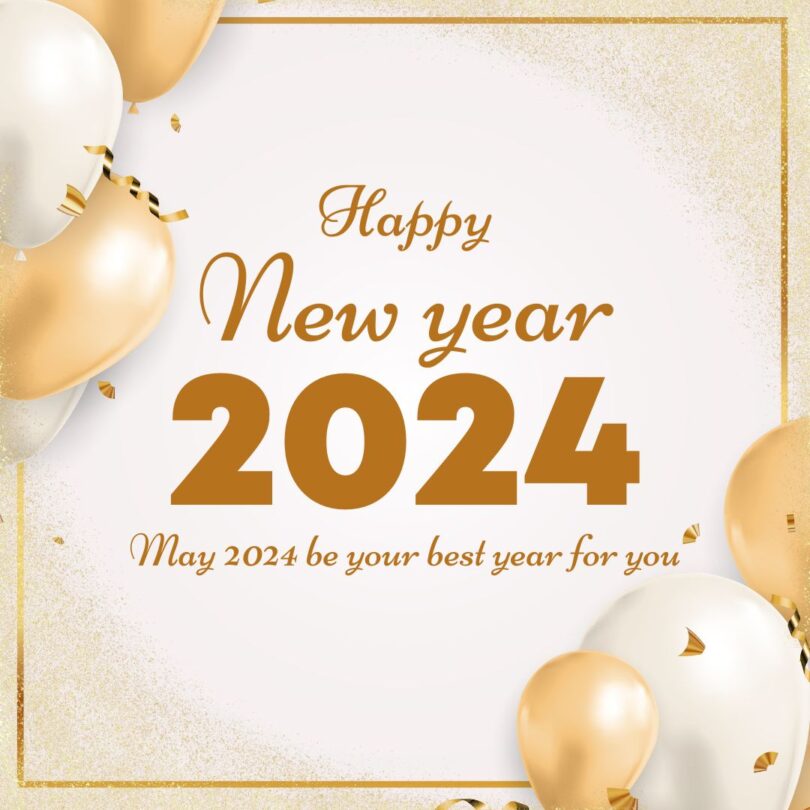 Professional And Best 2024 Happy New Year Wishes For Collegues And Team Members 810x810 
