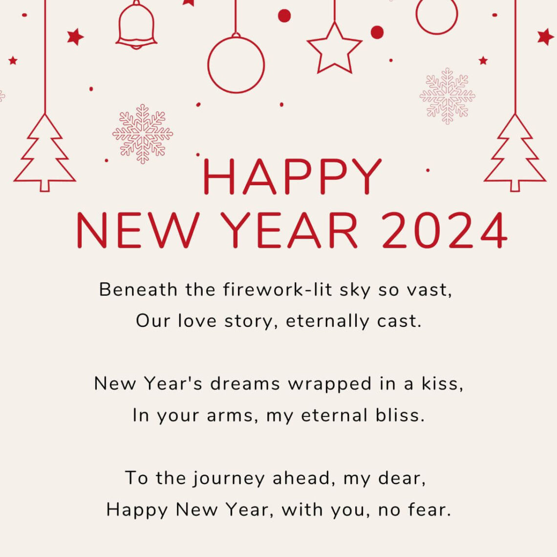 30 Happy New Year 2025 Romantic Poems (With Images) Hug2Love