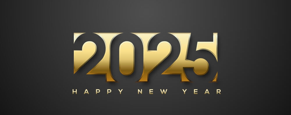 Simple Happy New Year Background Images 2025