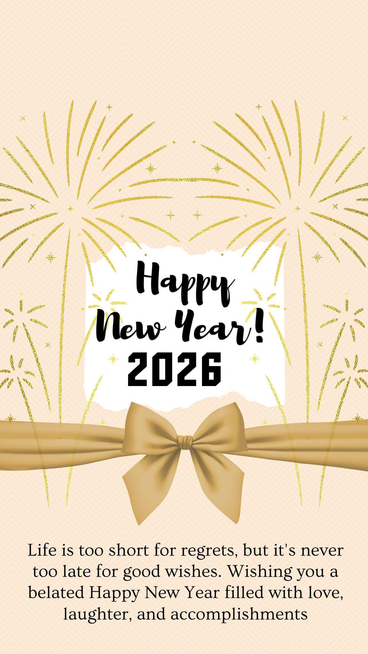 Belated New Year Greetings 2026