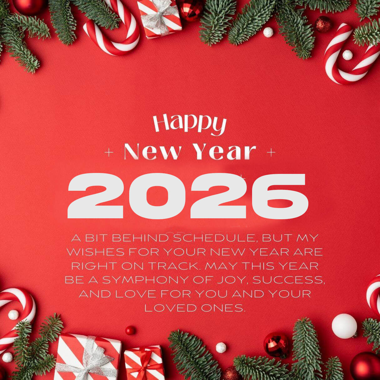 Late 2026 Happy New Year Greetings